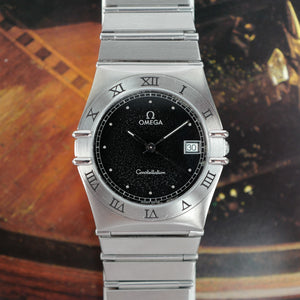 Patine étoilée du cadran de l'Omega Constellation 1993