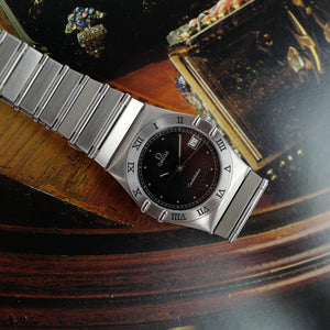 Omega Constellation Manhattan vintage en acier inoxydable