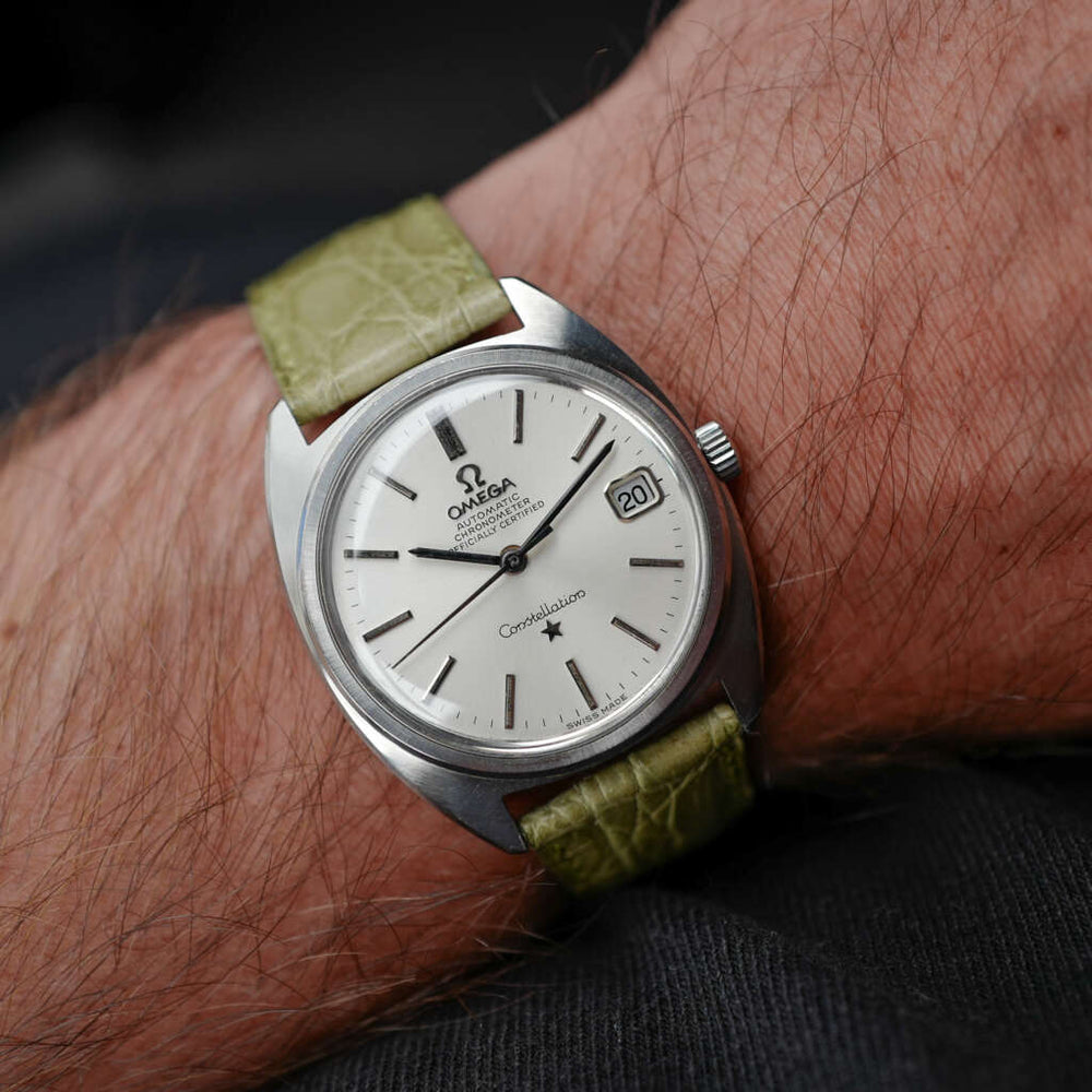 OMEGA Constellation, Réf. 168.017 "cadran bleu-gris" (Vintage 1967)
