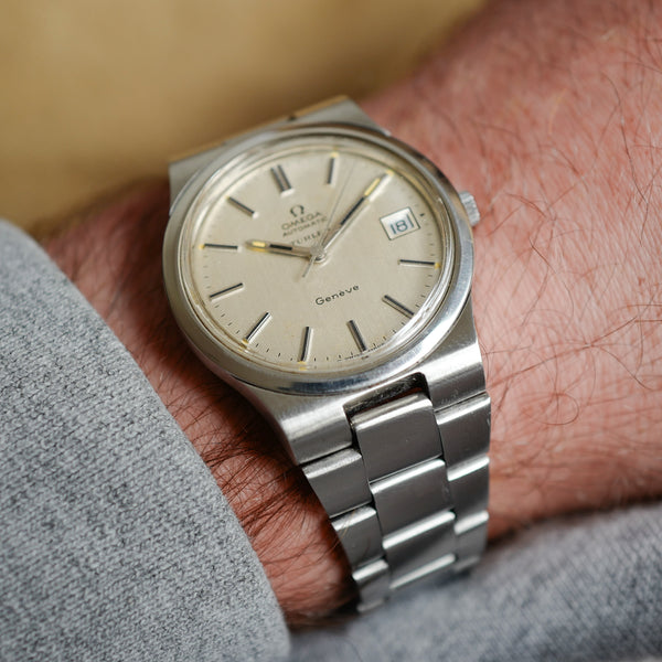 omega double signature seamaster turler geneve oversize