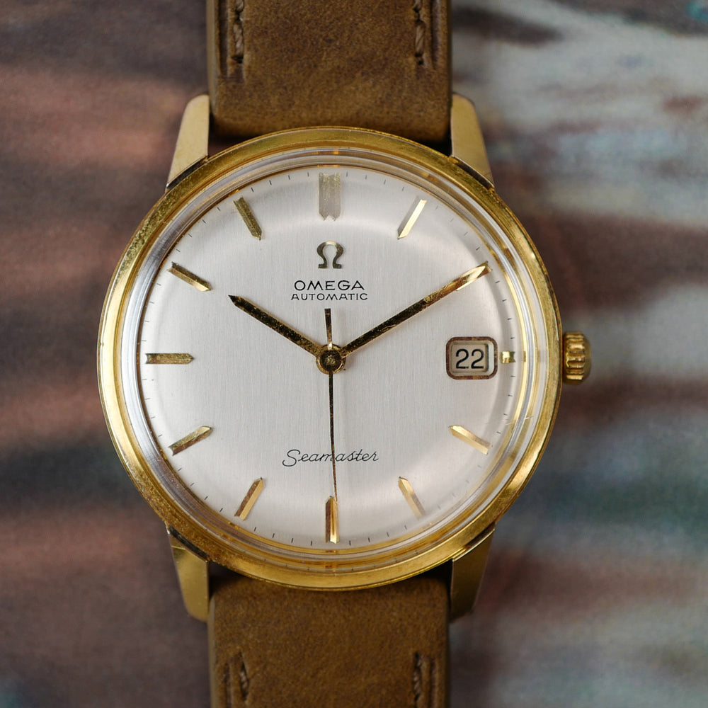 Omega Seamaster automatique dorée réf 166 002 vintage 1966