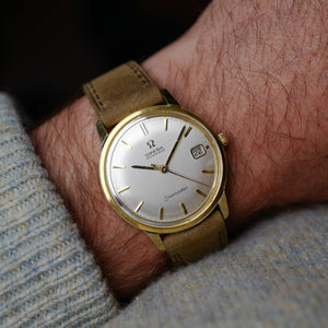 Omega Seamaster automatique dorée réf 166 002 vintage 1966