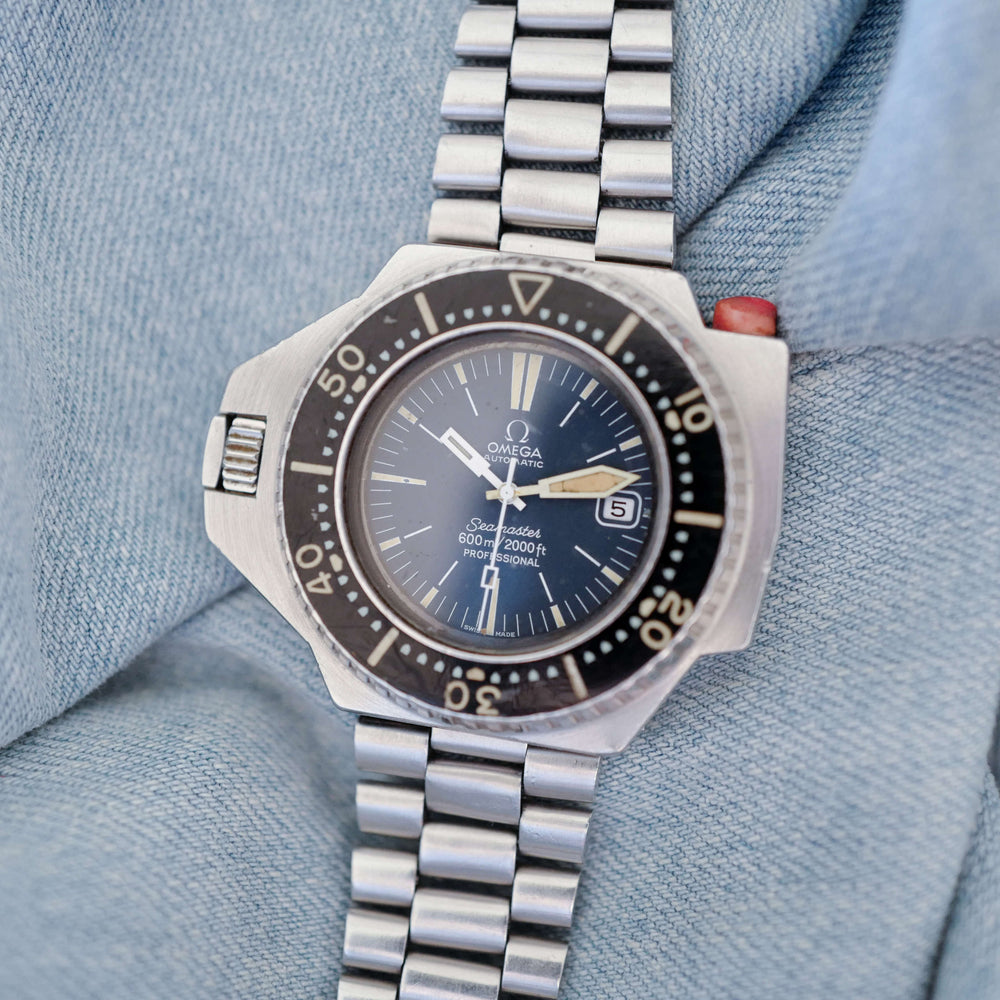 166.0077 Magnifique Omega Seamaster Ploprof vintage 600