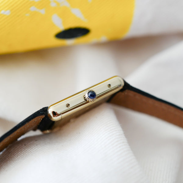 originale cartier tank must grand modele doree