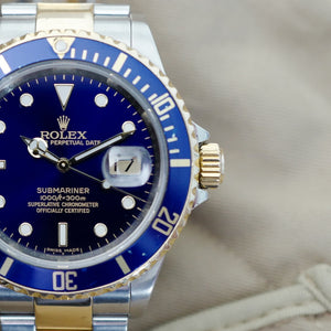Originale vraie montre Submariner 16613 T rolex