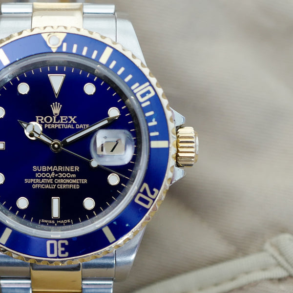 Originale vraie montre Submariner 16613 T rolex