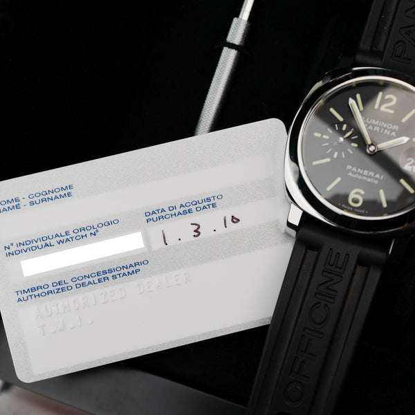 Panerai Luminor Marina PAM104 full set 2010