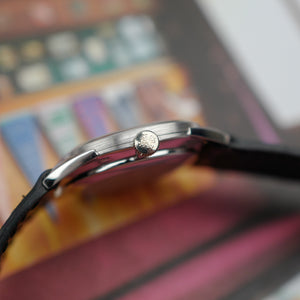 Patek Philippe Ellipse réf 3545 or blanc cadran bleu vintage 1970_2