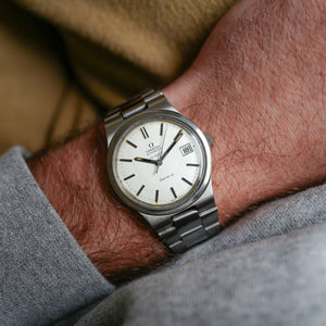 rare jolie omega double signature seamaster turler geneve