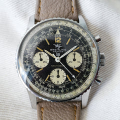 rare patine vintage tritium Breitling Lip Navitimer 806 tritium
