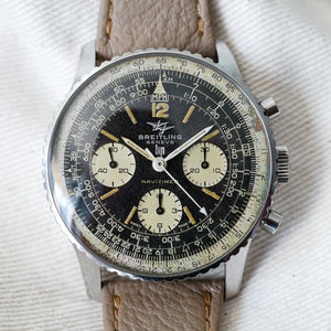 rare patine vintage tritium Breitling Lip Navitimer 806 tritium