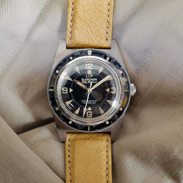 rarissime blancpain lip 50 fathoms vintage