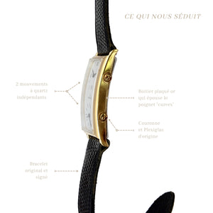 Richards-Zeger GMT Quartz,  Double-Fuseaux Horaire