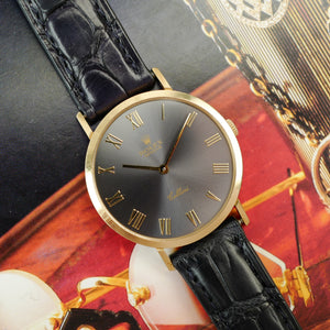 Cadran gris à chiffres romains de la Rolex Cellini 4112 de 1991