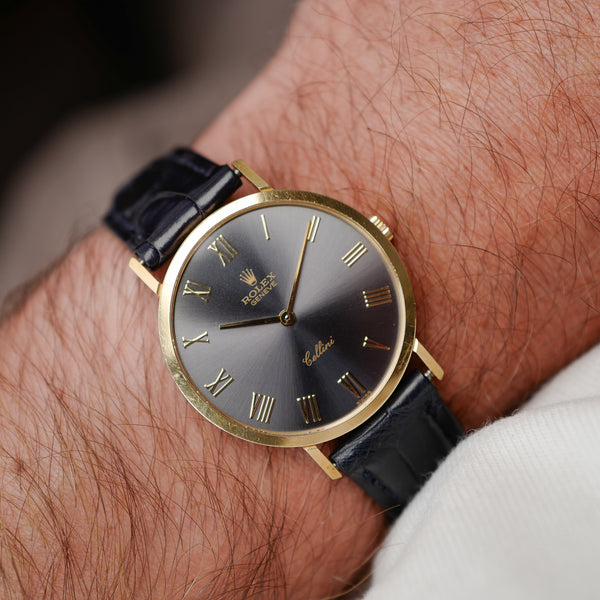 Rolex Cellini 4112 vintage 1991 portée au poignet