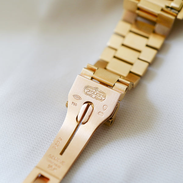 Rolex Day-Date "Or & Diamants"  'Comme Neuve'  (1980) - Réf. 18038