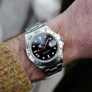 Rolex Explorer II vintage 16550 noir 1984