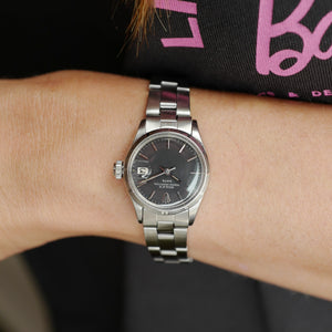 Rolex mini Oyster Perpetual Datejust en acier réf 6519 mini 26 mm 1968