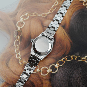 Rolex mini Oyster Perpetual Datejust en acier réf 6519 mini 26 mm 1968