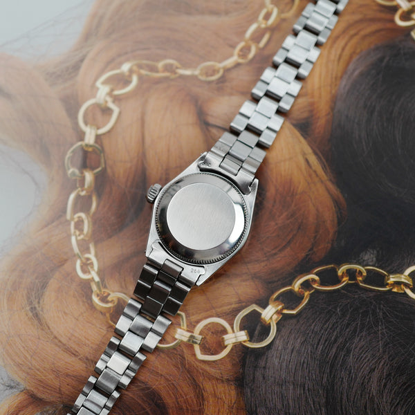 Rolex mini Oyster Perpetual Datejust en acier réf 6519 mini 26 mm 1968
