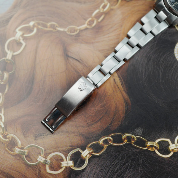 Rolex mini Oyster Perpetual Datejust en acier réf 6519 mini 26 mm 1968