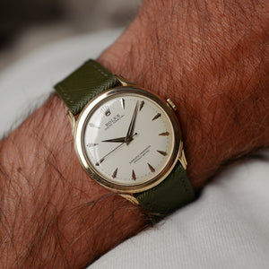 Rolex Pre-Bombay 1945 portée au poignet