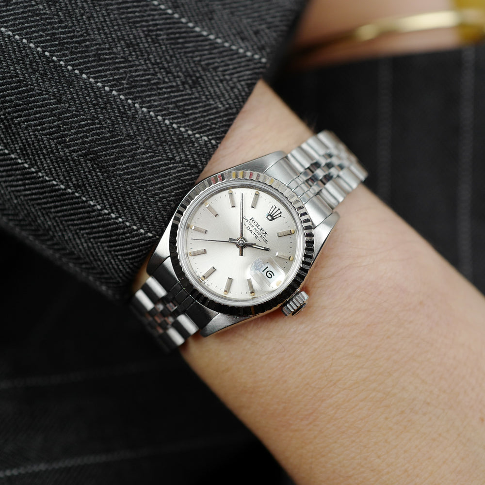 Rolex Oyster Perpetual date femme réf 69174 mini 26 mm année 1987