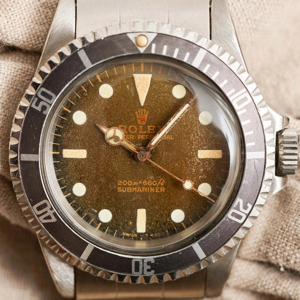 ROLEX Submariner 5513 "Tritium Brown Tropical"  (vintage 1964)