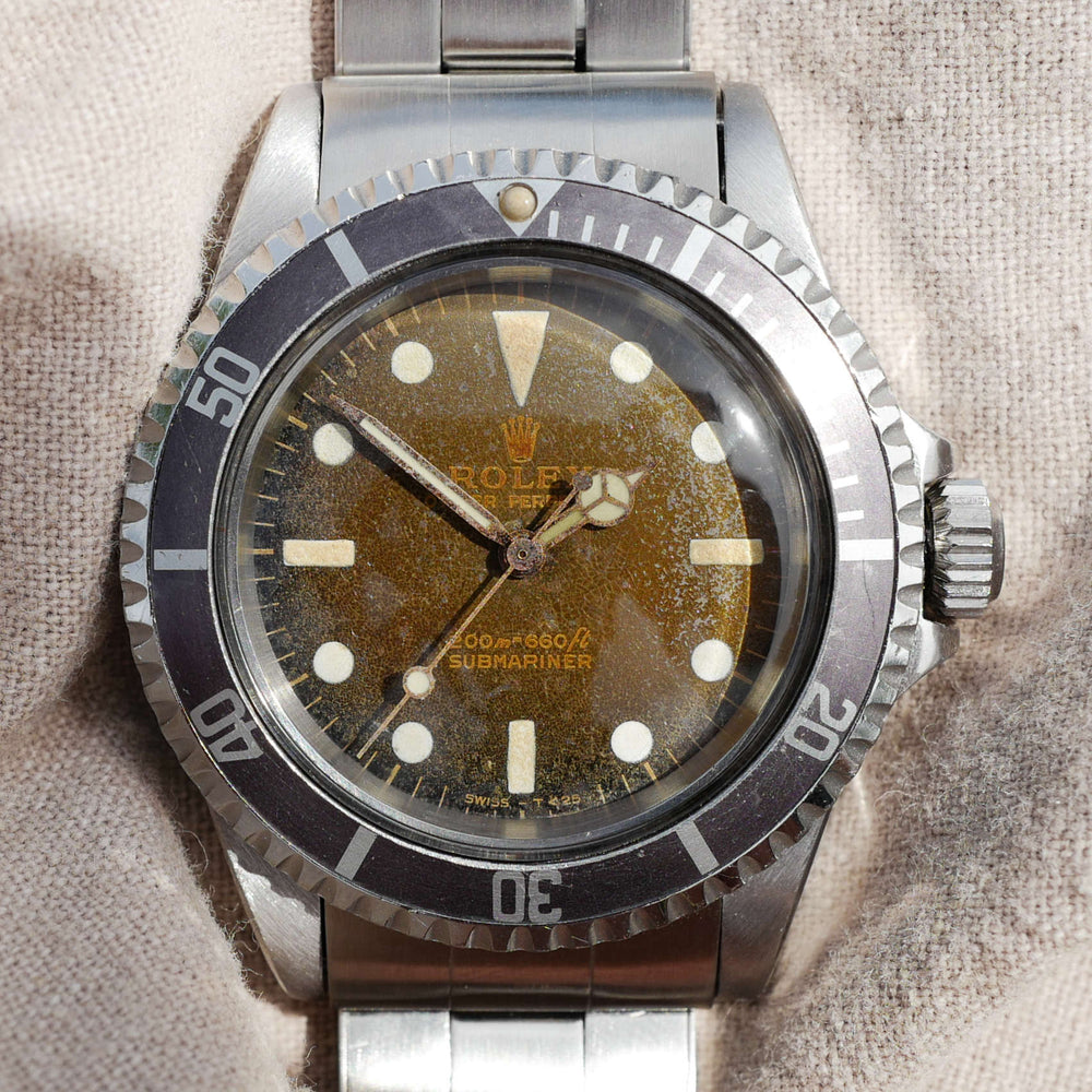ROLEX Submariner 5513 "Tritium Brown Tropical"  (vintage 1964)