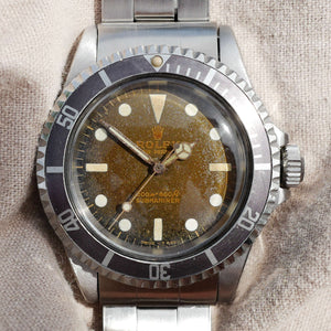 ROLEX Submariner 5513 "Tritium Brown Tropical"  (vintage 1964)