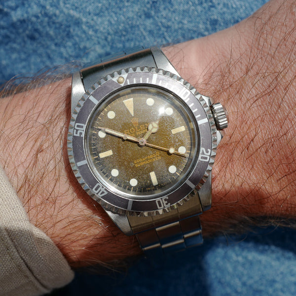 ROLEX Submariner 5513 "Tritium Brown Tropical"  (vintage 1964)