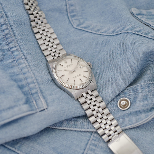 Rolex vintage cadran blanc
