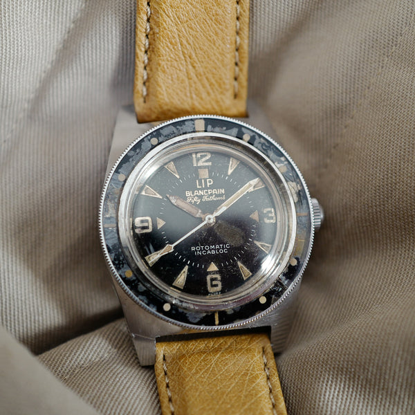 vintage blancpain lip 50 fathoms vintage