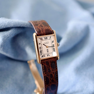 Vintage Cartier Must révisée ancienne Tank homme