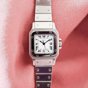 Cartier vintage acier 'Lady Santos'  (1980's)