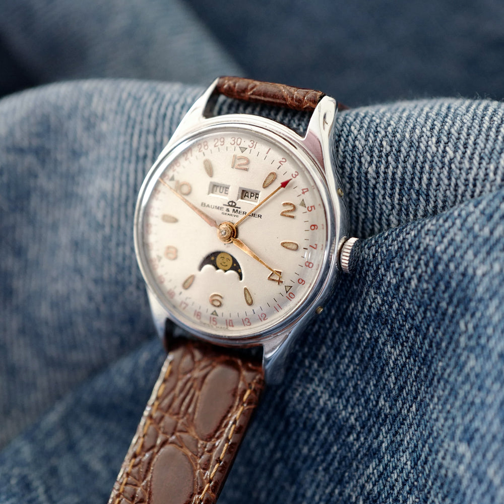 Baume et Mercier phase de lune vintage