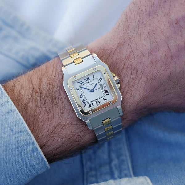 Vintage montre Cartier Santos