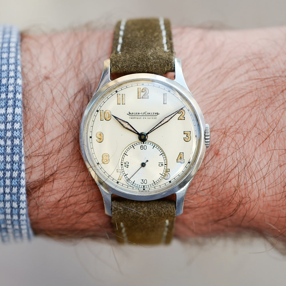 Montre Jaeger vintage LeCoultre cadran militaire