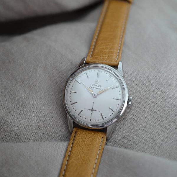 Vintage Omega Seamaster cadran blanc