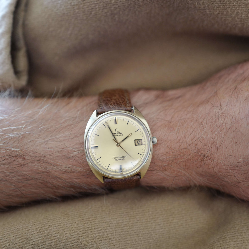 Vintage Omega Seamaster boitier doré