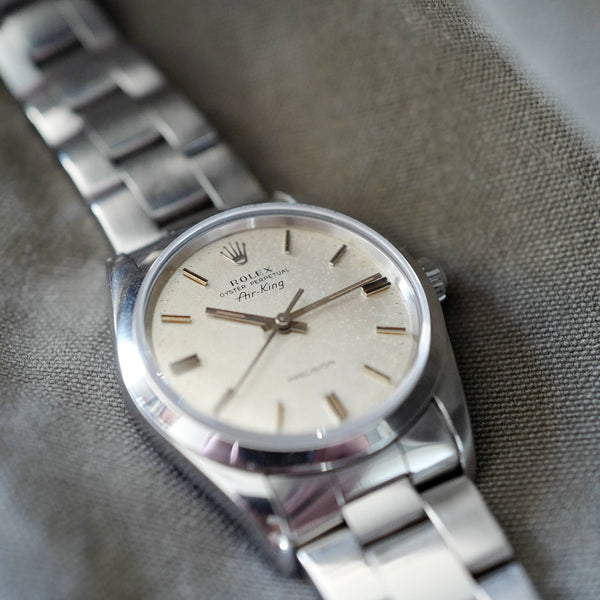 Vintage Rolex Air King cadran crème