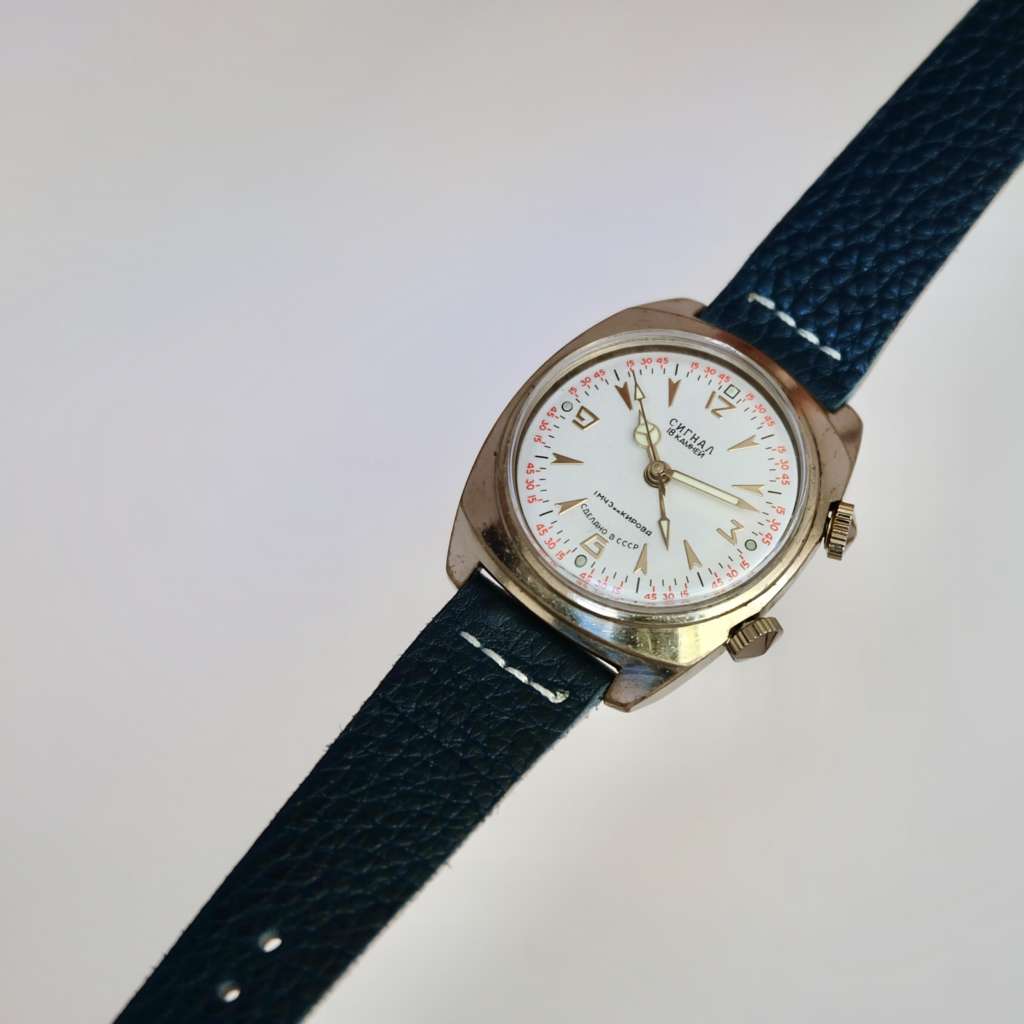 montre ancienne cadran blanc remontage