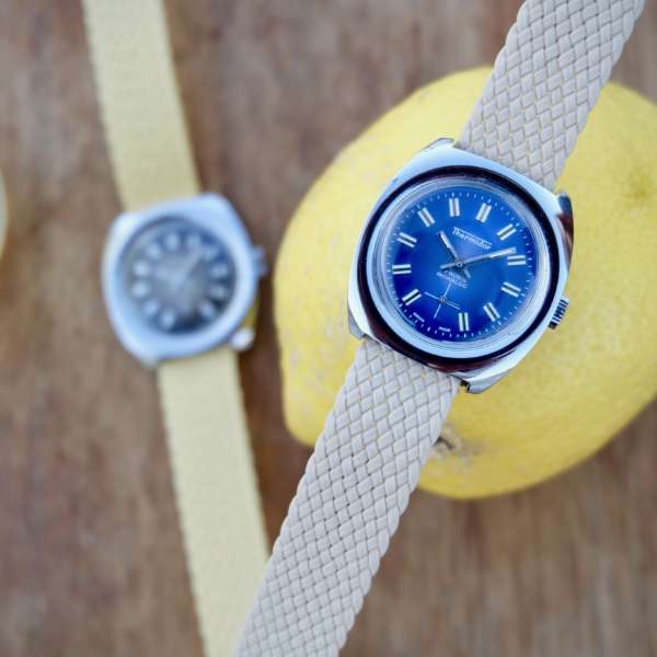 Montre Vintage Thermidor - Calendrier, Remontage Manuel - Suisse Années 70 - Neuf Avec étiquette