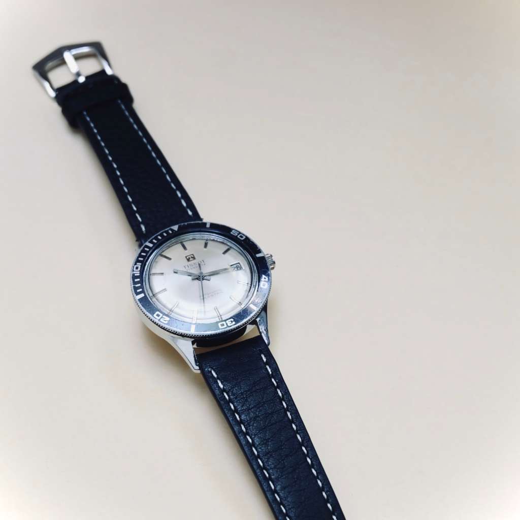 montre vintage ancienne 1970 tissot automatique selfwidding