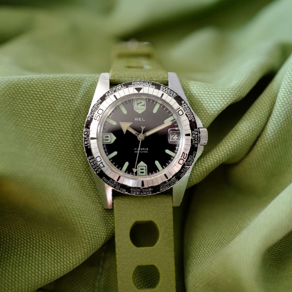 Montre vintage REL mécanqiue