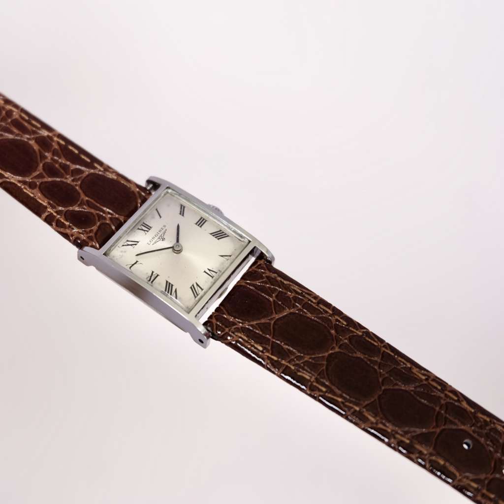 montre carre vintage longines