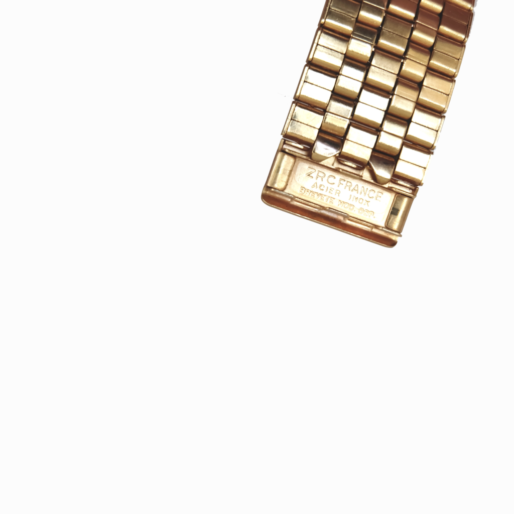 montre fixoflex bracelet or dore 18mm