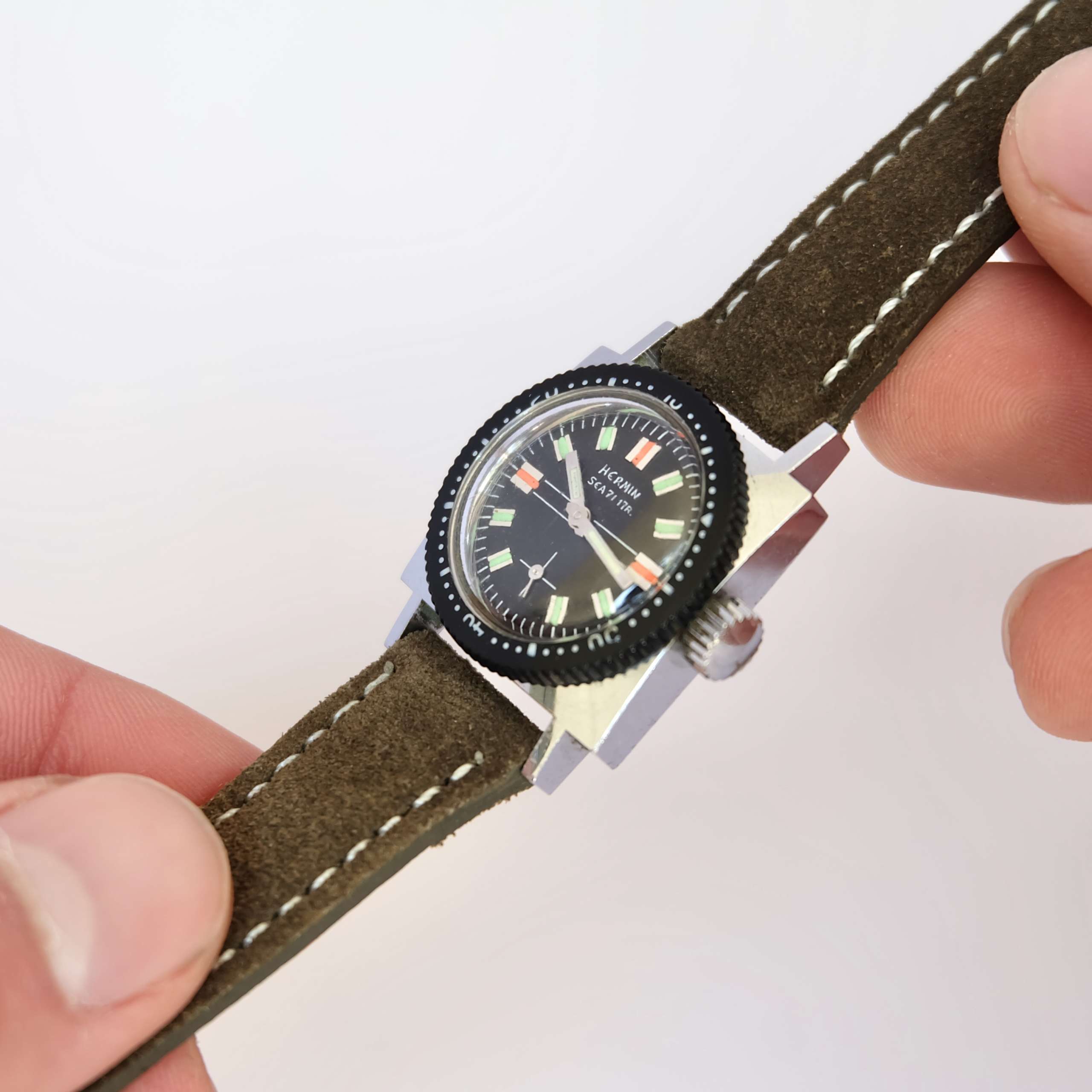 Montre Plongée Vintage Selhor Pour Femme - Mécanique Manuelle - Occasion