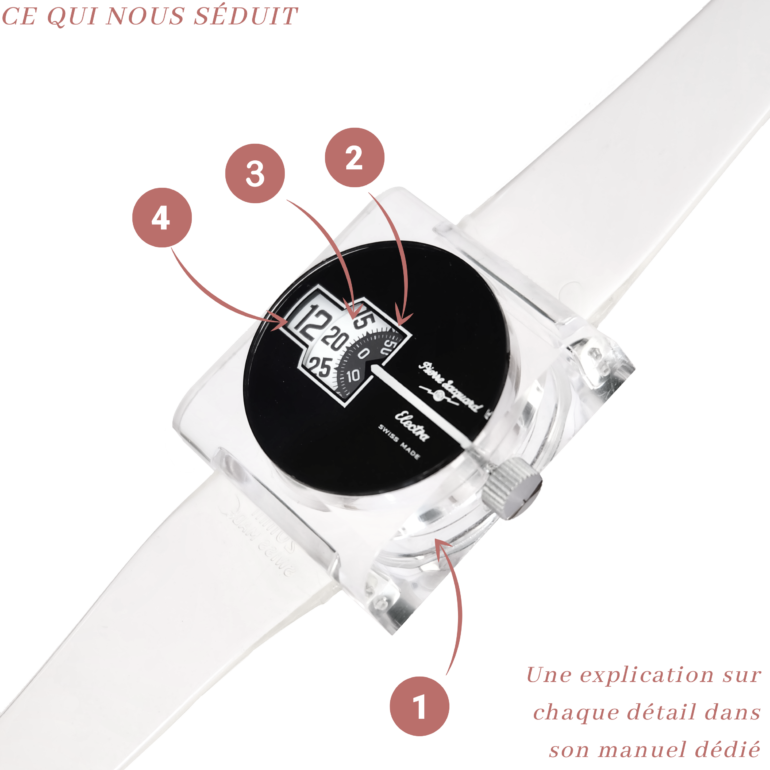 Montre Femme Electra Années 70-80 En Argent Massif - Mouvement Mécanique Bloqué - Vendue Pour Pièces