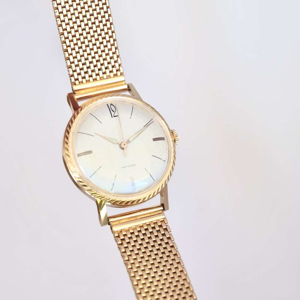 Montre vintage bracelet or Montre vintage bracelet or